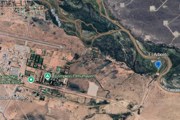 Rincón de los Sauces, Río Colorado