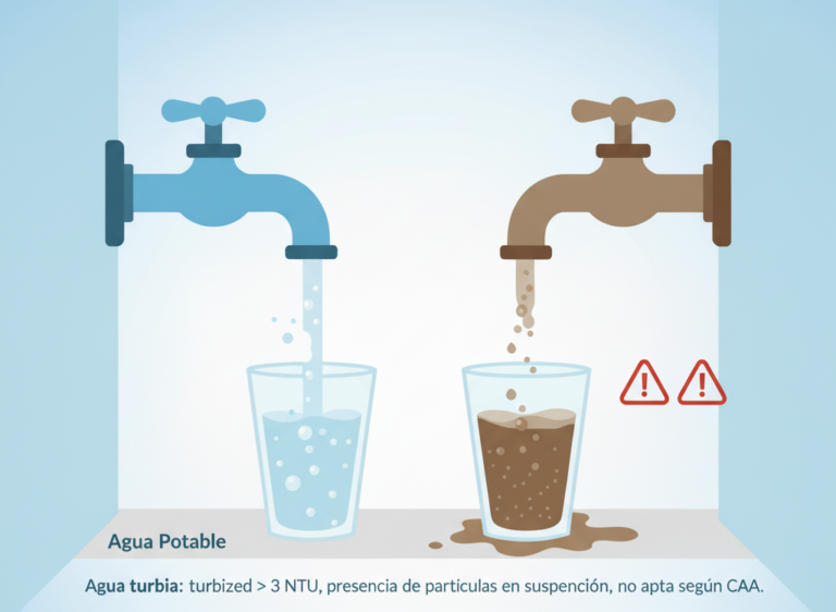 Para ser agua potable para consumo humano
